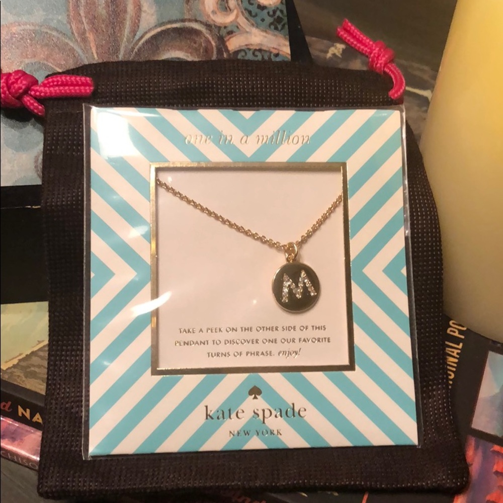 Initial “M” Necklace